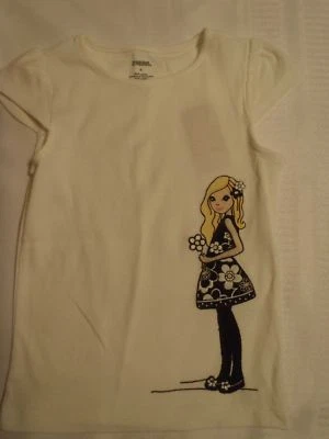 $14 • Buy GYMBOREE Girls Size 3 Bee Chic Short Sleeve Shirt NWT