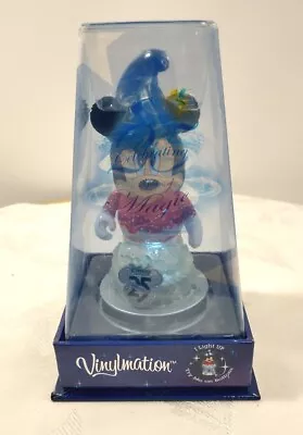 Disney Store Vinylmation 3  25th Anniversary Mickey Mouse Sorcerer Light-up Base • $24.98