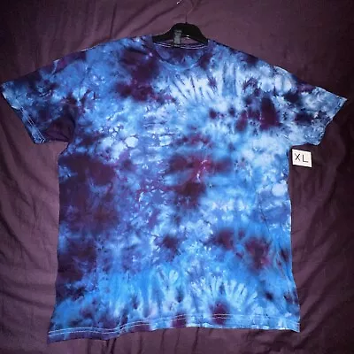 XL Hand Tie Dye  Cotton T-shirt • £10