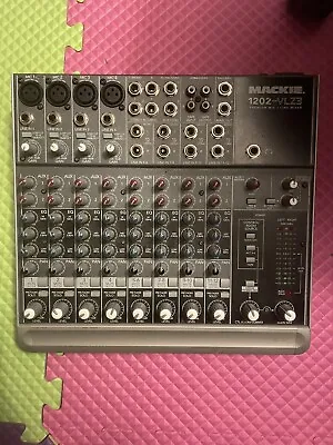 Mackie 1202VLZ 12 Channel Mic Line Mixer WORKS WITH ISSUES - READ DESCRIPTION • $40