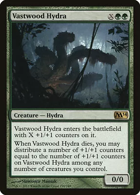 MTG - M14 - Vastwood Hydra Near Mint #198 • $1.24