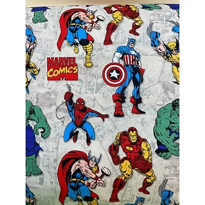 Marvel Camelot Fabric Super Heros Comics Character Cotton Fabric By The YARD • $12.50