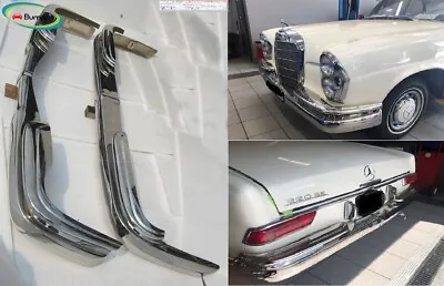 Mercedes W111 W112 Fintail Coupe Bumper Set New • $1239