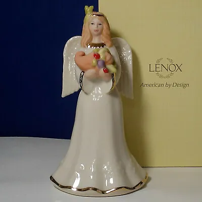 Lenox Thanksgiving Angel Figurine With Fall Autumn Cornucopia • $29.95