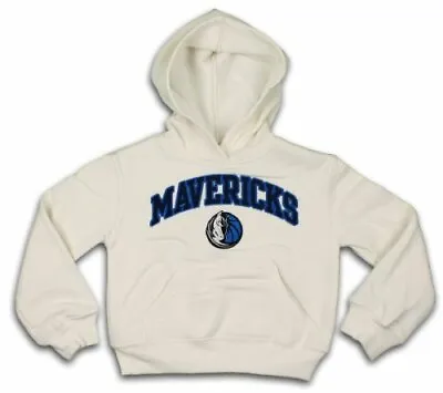 Outerstuff NBA Youth Girls Dallas Mavericks Pullover Hoodie Cream • $9.99