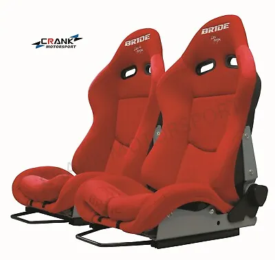 1x Bride Seat Stradia Red Fiberglass Bride Japan ADR Appv Car Racing Sport Seat • $590