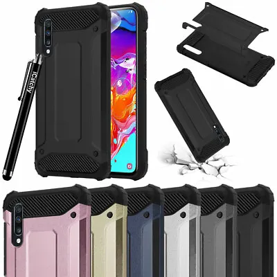 Galaxy A70 Phone Case Heavy Duty Armour Shockproof Cover For Samsung • £5.95