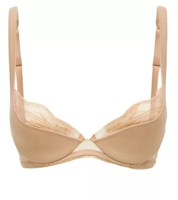 La Perla 4456 Showtime Balconette Underwire Bra Beige/Nude NWT Sz 38C • $99