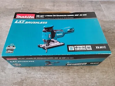 Makita 18V Brushless Cordless Barrel Grip Jig Saw (Bare Tool) XVJ01Z • $299