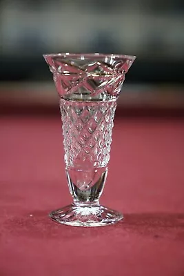 Waterford Mini Vase Galway Irish Crystal Vase  4 1/4'' H • $24.99