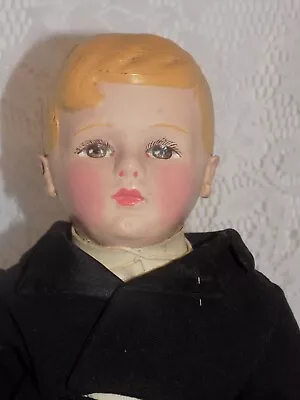 RARE Antique Cloth Martha Chase Doll Boy Side-Part Excellent • $2950