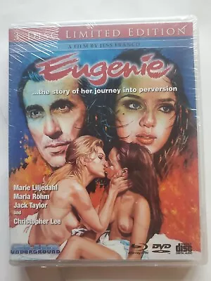 Eugenie The Story Of Her Perversion Blu-Ray DVD 3-Disc Brand New Factory Sealed  • $69.99