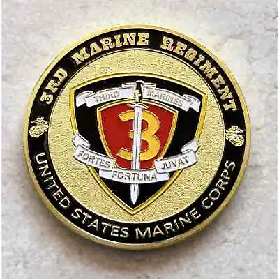 USMC USMarine Corps - 3rd Marine Regiment Challenge Coin • $14.83