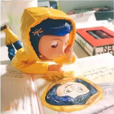 £17.99 • Buy 20cm Coraline Bendy Fashion Doll In Raincoat And Boots Caroline Figure Kids Gift