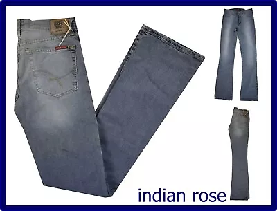 £36.42 • Buy Indian Womens Pink Stretchy High Waist Bootcut Jeans Vintage 42 44