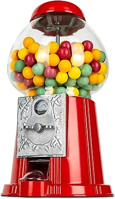 £29.99 • Buy 11 Inch Metal Gumball Machine – Bubble Gum Vending Dispenser Retro Candy Sweet