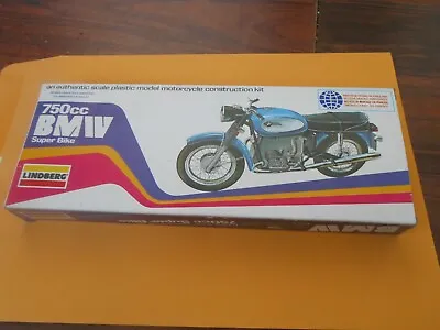 Vintage 1975 Lindberg Motorcycle Model - BMW 750cc Super Bike Toy • $19.99