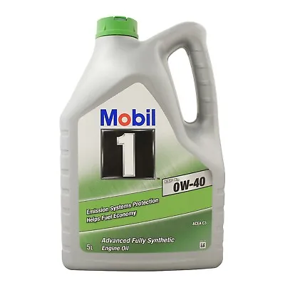 Mobil 1 ESP X3 0W-40 0W40 Advanced Fully Synthetic Engine Oil - 5 Litres 5L • £63.95