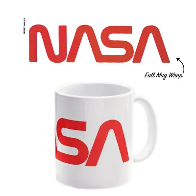 NASA 'Worm Logo' Coffee Tea Mug - Official Licensed **NEW** • $17.95
