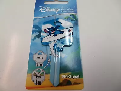 $7.99 • Buy Stitch Surfing D67 KW1 House Key Blank / Authentic Disney House Keys