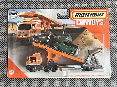 Matchbox Convoy MBX Cabover & Auto Transport Trailer With 2011 Mini Countryman • $9.99