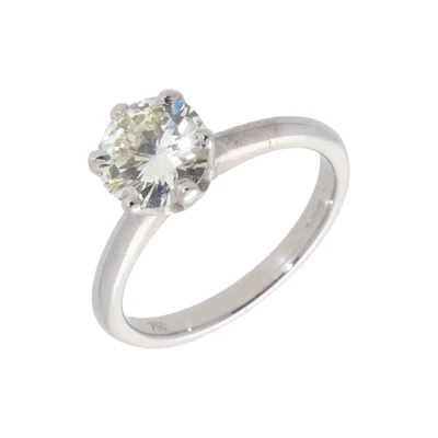 $14919.24 • Buy Pre-Owned 18ct White Gold 1.72 Carat Diamond Solitaire Ring Size: M 18ct Gold...