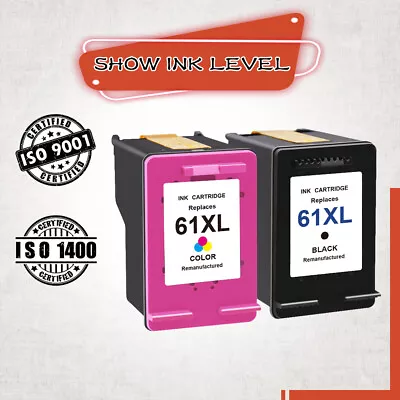 Multi-Pack Lot 61XL Ink Cartridge For HP Envy 4500 4501 4502 4503 4504 4505 .'' • $15.99