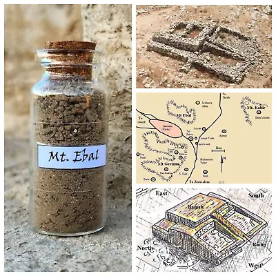 Mt. Ebal Sand • Joshua's Altar • Book Of The Law Of Moses • Jesus • Holy Land • $15