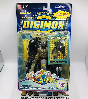 SEALED Digimon BLACKWARGREYMON Action Figure ￼Feature 2000 Bandai NEW IN BOX ￼ • $1499.90