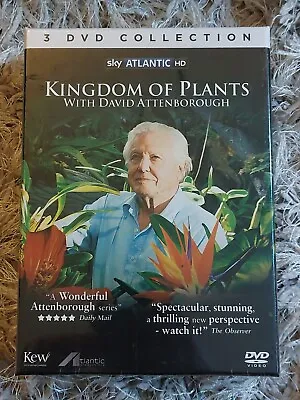 KINGDOM OF PLANTS With David Attenborough SKY HD 3 DVD Box Set *SUPPORTS NURSING • £5