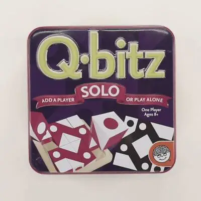 Q-Bitz Solo Dice Game - Mindware Dice/Puzzle Game - 2014 Metal Tin Box-ic28 • $23