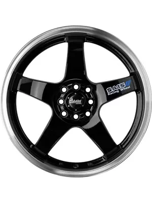 Advanti Wheel 18x7.5 SA15 Gloss Black/Polish Lip [PCD: 5x100 (EAU-WHLADRTW00225) • $305.70