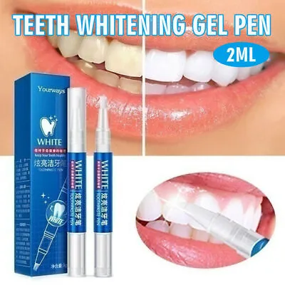 $4.06 • Buy Teeth Whitening Gel Pen Extra Strong White Tooth Whitener Delicate Stain Remover