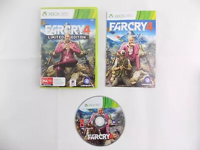 Mint Disc Xbox 360 Far Cry 4 Limited Edition - Inc Manual Free Postage • $9.52