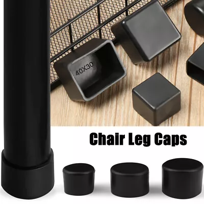 Bottom Socks Cups Chair Leg Caps Non-Slip Covers Silicone Pads Furniture Feet • £3.89