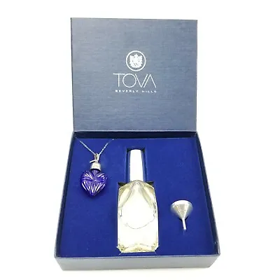 TOVA Beverly Hills Eau De Parfum Spray 2.0 Oz 60 Ml Travel Necklace Vintage • $79.96