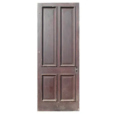 Reclaimed 34  Solid Wood 4-Panel Door NED2250 • $575