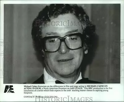 Press Photo Michael Caine In  Michael Caine On Acting Film  - Lrp11026 • £17.09