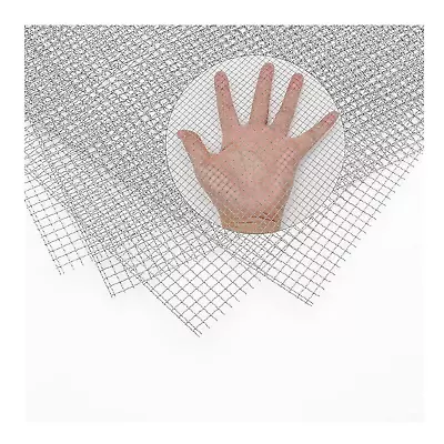 4 Pieces 5 Mesh 11”X14” (28Cmx36Cm) Wire Mesh Sturdy Metal Mesh Sheets For DIY  • $14.88