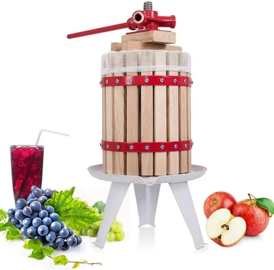 $72.58 • Buy Costway 1.6 Gallon Fruit Wine Press Cider Apple Grape Crusher Juice Maker Tool