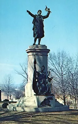 Postcard MD Frederick Maryland Francis Scott Key Grave Chrome Vintage PC H5155 • $3