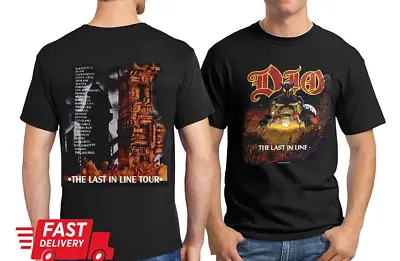 Tour Dio T-Shirt Line Last 80s Vintage 1984 Concert Band Vtg Tee Rock Gift Fans • $12.99