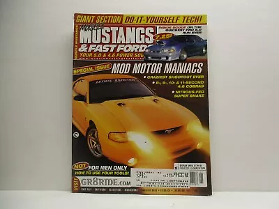 Feb. 2001 Muscle Mustang  Magazine Parts Ford Shelby 5.0 Cobra Tires Wheels Oil • $8.49