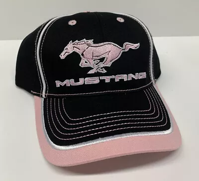 Brand New Ford Mustang Embroidered Pony Pink Baseball Hat Cap • $37.08