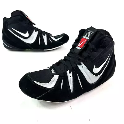 Nike Speed Sweep VI Mens Wrestling Shoes 313612-011 Black White US Size 10 • $124.87