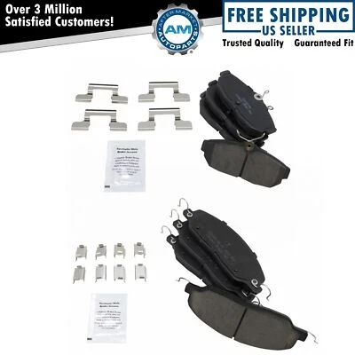 $61.19 • Buy Front & Rear Posi Ceramic Disc Brake Pad Kit For Ford Mustang New