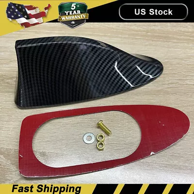 $3.19 • Buy Universal Carbon Fiber Shark Fin Antenna Car AUTO Aerial FM/AM Radio Signal USA