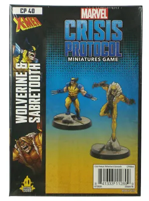 Marvel Crisis Protocol Wolverine & Sabretooth Character Pack Miniatures Game New • $19.99