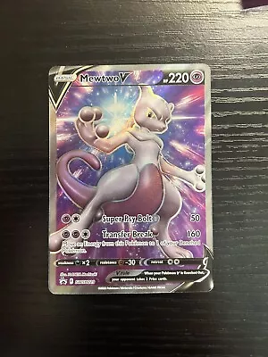 $0.99 • Buy Mewtwo V SWSH229 Pokemon Sword & Shield Black Star Promo - Pokemon GO ETB “B”