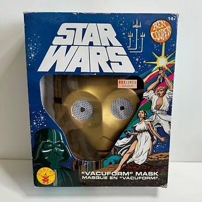Star Wars C-3PO Vacuform Mask Ben Cooper Box Lunch Exclusive • $19.99